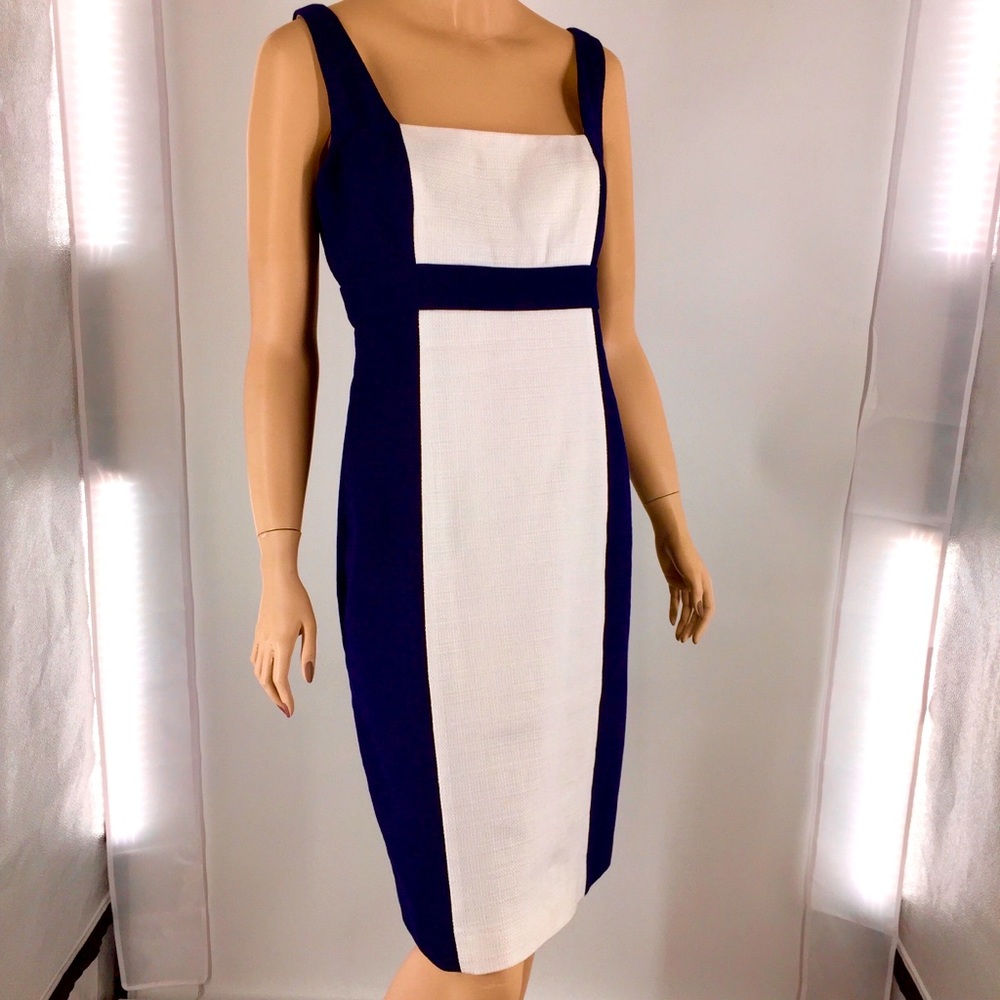 Lauren Ralph Lauren Sheath Color Block Dress